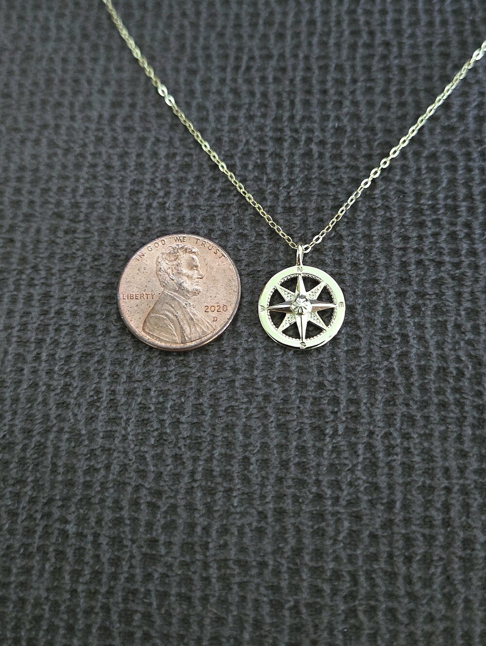 inspired by you "Journey" Compass🧭 Pendant Necklace - NIB - Picture 7 of 16